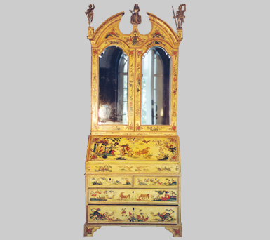 limpieza final mueble policromado