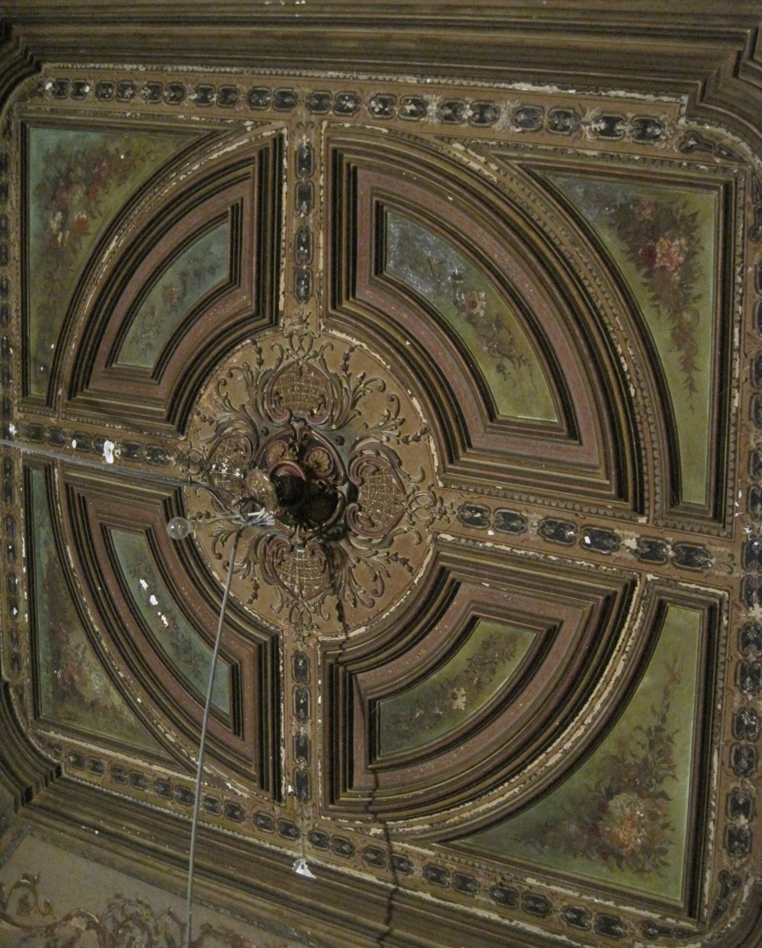 mural siglo XVIII antes de la restauración